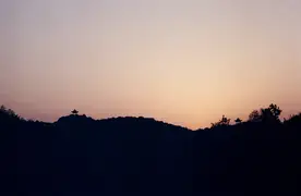 Bailidujuan at sunset.