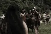 A Māori fight breaks out in ancient times.