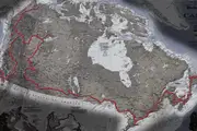 Map of Canada showing the route taken on 'Canada on the Road.'